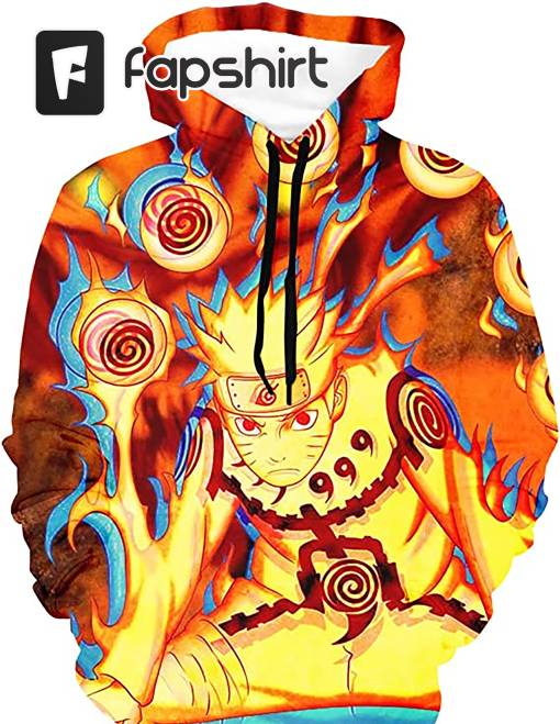 Anime Hoodies 3D Printed Unisex Men’s Novelty Long Sleeve Pullover Hoodie Sweatshirt