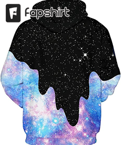 Men’s Digital Print Sweatshirts Hooded Top Galaxy…