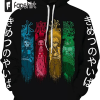 Unisex Anime Hoodie Novelty Outerwear Pullovers Sweatshirt