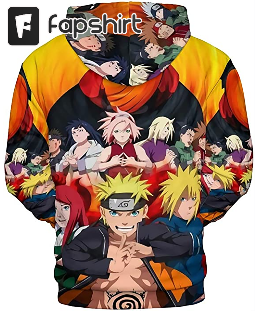 Unisex Womens Mens 3d Hoodie Print Pullover Hooded Anime Hoodie with Pockets