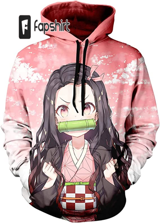 Unisex Demon Hoodie 3D Printed Pattern Hoodie for Anime Fans Women Men Youth