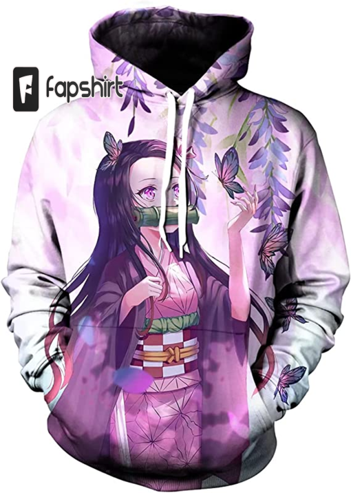 Anime Graphic Hoodie Unisex 3D Printed Cosplay Sweatshirt for Men Women Boys Girls