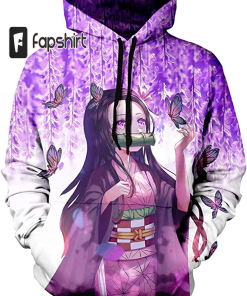 Japanese Anime Hoodie Unique Sweatshirt Loose Fitting…