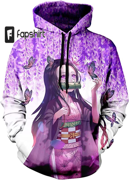 Japanese Anime Hoodie Unique Sweatshirt Loose Fitting Pullover Hoodie 3d Printing Shirt for Men Women