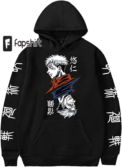 Anime Hoodies for Men and Women Pullover Graphic Fleece Hooded Sweatshirt Gifts for Teen Girls