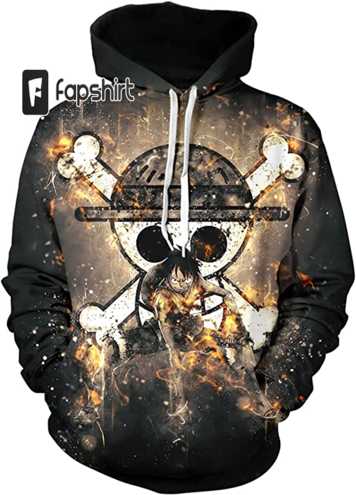 Anime Hoodies Adults 3D Printed Novelty Hoodies Men’S Cosplay Pullover Sweatshirts