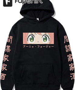 Harajuku Spy X Family Hoodie Anime Eyes…