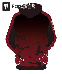 Anime Uchiha Itachi Hoodie Akatsuki Cosplay Red…