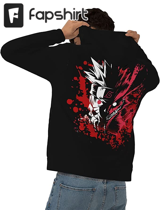 Unisex 3D Novelty Hoodies Graphic Print Anime Hoodies Pullover Sweatshirt with Pockets