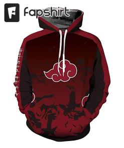 Anime Uchiha Itachi Hoodie Akatsuki Cosplay Red…