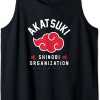 Naruto Shippuden Akatsuki Silhouette Adult Tank Top