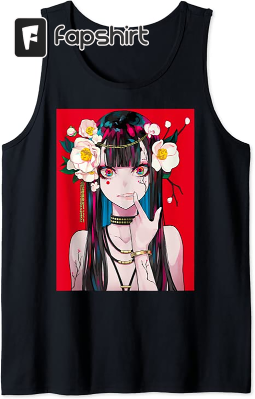 Anime Girl Waifu Japanese Aesthetic Kawaii Otaku Tank Top