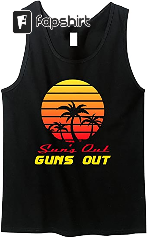 Sun’s Out Guns Out Retro 80s Muscle Tank Top