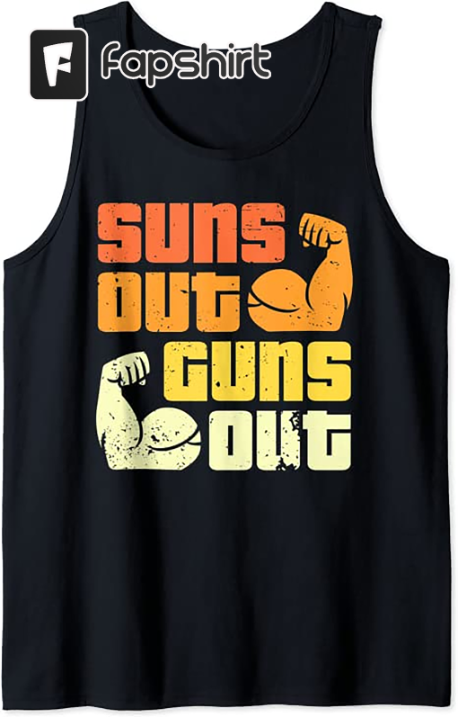 Cali Style Bodybuilding Sun’s Out Guns Out Biceps Tank Top