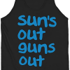 Cali Style Bodybuilding Sun’s Out Guns Out Biceps Tank Top