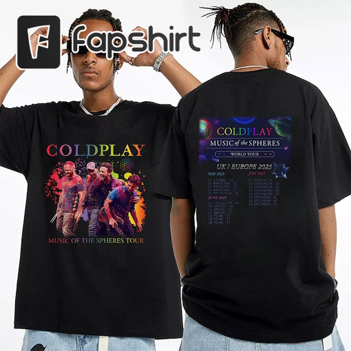 Coldplay World Tour 2023 Shirt, Coldplay Europe Tour Shirt, Coldplay Tour Shirt, Coldplay Fan Shirt, Coldplay Lover Tee, Coldplay Tour Tee