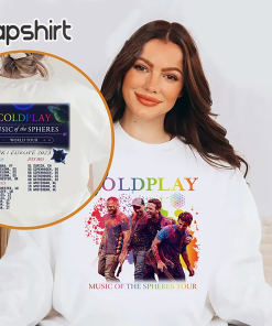 Coldplay Europe Tour Shirt, Coldplay World Tour…