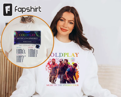 Coldplay Europe Tour Shirt, Coldplay World Tour 2023 Shirt, Coldplay Tour Shirt, Coldplay Fan Shirt, Coldplay Lover Tee, Coldplay Tour Tee