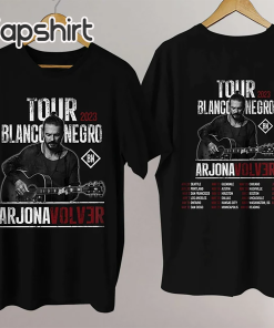 Ricardo Arjona Shirt Tour Blanco Y Negro…