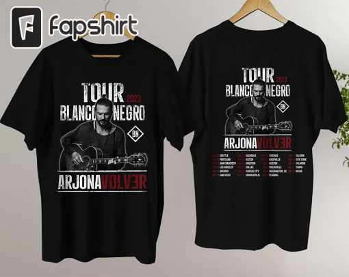 Ricardo Arjona Shirt Tour Blanco Y Negro Arjona Volver 2023 Shirts, Music Tour 2023 Tshirt, Singer Tour 2023 Shirt, Gift For Fan.