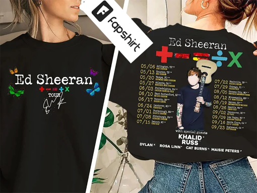 Ed Sheeran Tour 2023 Bad Habit Shirt,Ed Sheeran Shirt,Ed Sheeran Concert Tee,Mathematics Tour 2023 Shirt,Ed Sheeran fan Gift,Music Tour 2023