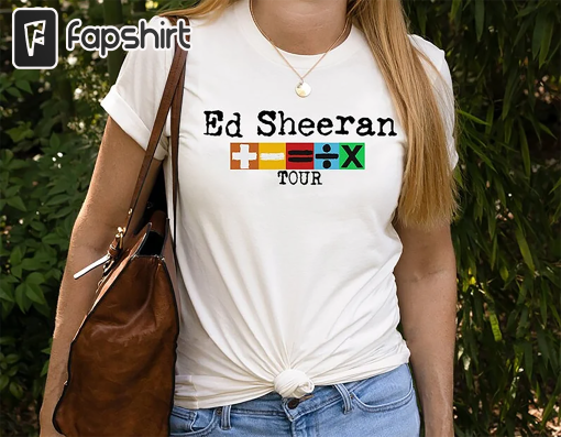 Ed Sheeran Shirt, Ed Sheeran Cncert Shirt,Ed Sheeran Lover Shirt,2023 Ed SheeRan Mathematics America Tour Shirt,Sheerios Shirt,Ed Sheeran