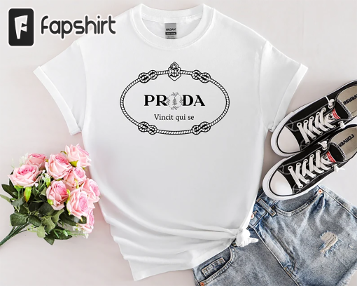 Prada T-Shirt, Luxury Aesthetic T-Shirt, Unisex Crewneck , Trendy T-Shirt, Fashion T-Shirt, Quality T-Shirt, Luxury Designer T-Shirt,