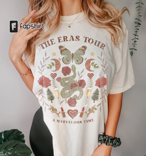 The Eras Tour | Graphic Shirt | Merch, Swiftie, Lyrics, Concert, Retro, Gift, Vintage, Unisex Tee