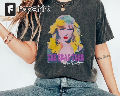 Eras Tour Taylor Swiftie Merch Tshirt | Warhol Screenprint Pop Art Style Shirt