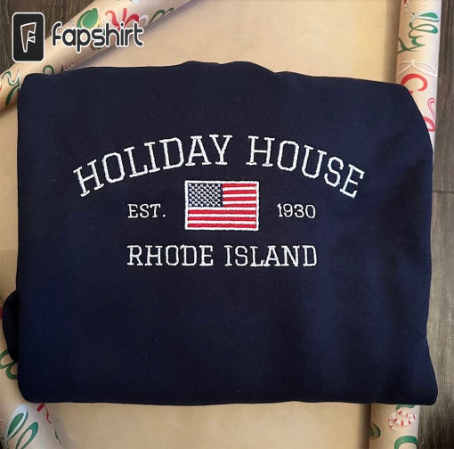 Holiday House Swiftie Sweatshirt, Swiftie Merch Crewneck, Embroidered Swiftie Hoodie