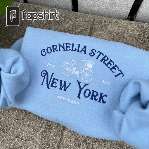 Cornelia Street Embroidered sweatshirt