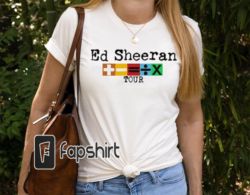 Ed Sheeran Shirt, Ed Sheeran Cncert Shirt,Ed Sheeran Lover Shirt,2023 Ed SheeRan Mathematics America Tour Shirt,Sheerios Shirt,Ed Sheeran