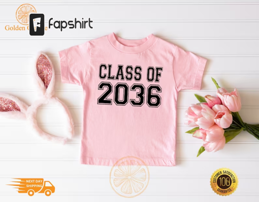 Class of 2036 Shirt, Growing Up Shirt, School Shirt, Graduation Shirt, School Memory Shirt, Graduation Gift, 2036 Shirt, Last Day Of School