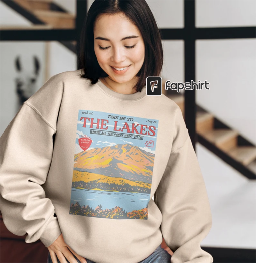 The lakes Taylor Swift lyric sweatshirt | folklore Taylor swift lyric sweater | Vintage magazine style