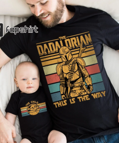 Dadalorian And Son Shirt, Star Wars Dad,…