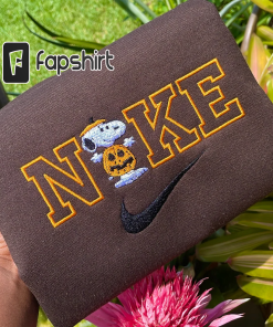 Unique Embroidered Snoo.py haloween, Flowers Pea.nuts Sweatshirt,…