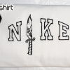 Michael Knife  Embroidered Sweatshirt Hoodie