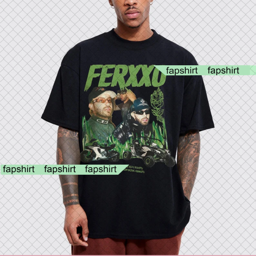 Feid Ferxxo Vintage Washed Shirt,Hiphop RnB Rapper Singer Homage Graphic Unisex T-Shirt, Bootleg Retro 90’s Fans Tee Gift