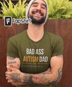 BAD ASS Autism Dad Men’s Tri-Blend Shirt