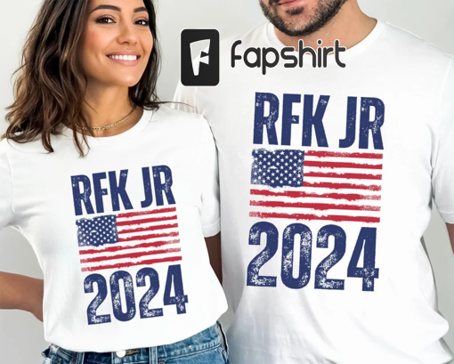 RFK JR 2024 T-Shirt, Robert F. Kennedy Jr. For President 2024 Shirts, Kennedy 2024 Tees, 2024 Election Shirts