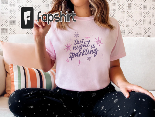 Enchanted Lyrics Shirt, Speak Now T-Shirt, This Night is Sparkling Tee Shirt, Comfort Colors Shirt, Swiftie Gift, Shirt for Women