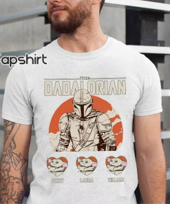 Custom Dadalorian Shirt, Custom Kids Name For…