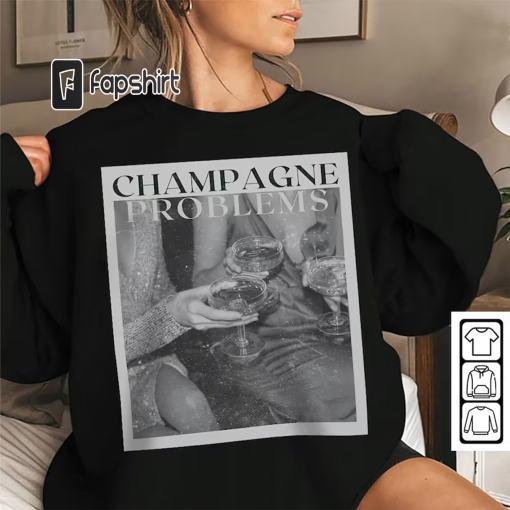 Taylor Music Shirt, Album Cover Retro Music, Champagne Problems, Taylor Graphic Retro Unisex Gift Bootleg Hoodie Mus1704CT