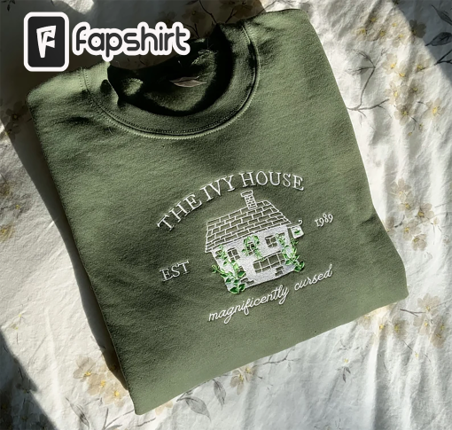 The Ivy House | Embroidered Sweatshirt | Taylor Swift, Cottagecore, Merch, Ivy, Swiftie, Evermore, Cottage