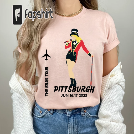 Taylor Swift The Eras Tour Pittsburgh Concert Canvas 3001 Shirt, Swiftie Taylor Swift Concert Tee, Taylor Swift Eras Top, Swifty Eras Gift