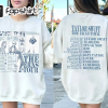 Custom Lyrics TS The Eras Tour 2023 Shirt, 1989 Swiftie Merch Sweatshirt Hoodie, TSwift Album, Retro Music Concert, Tour Date Track list