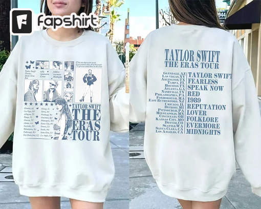 TS The Eras Tour 2023 Shirt Taylor Swiftie Merch Sweatshirt Hoodie TSwift Album Vintage Retro y2k Music Concert Track list Red Midnight 1989