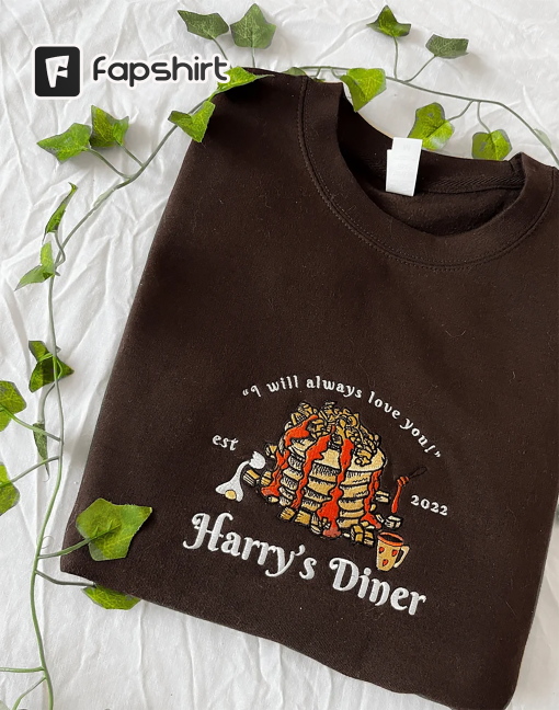 Keep Driving Inspired Embroidered Crewneck Sweatshirt | Harry’s House Merch, Love On Tour Outfit