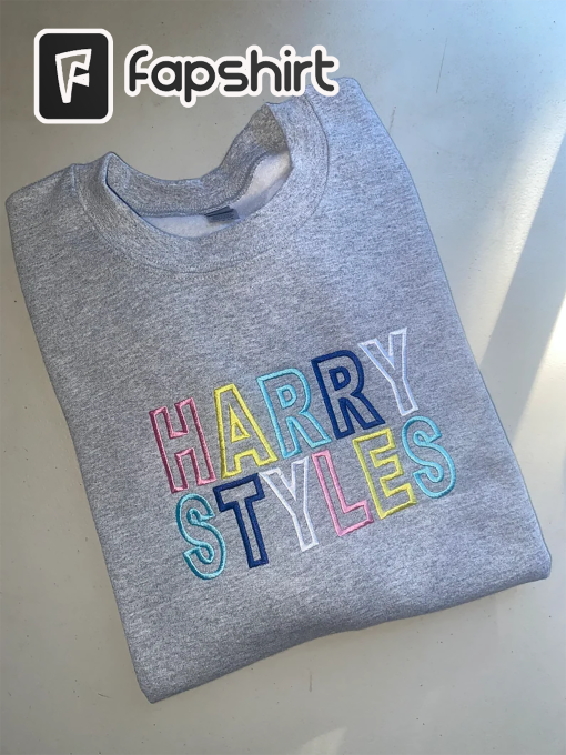 Harry Styles embroidered Crewneck, Harry styles apparel, Harry styles lyrics, Harry Styles tour, Harry Styles sweatshirt, TPWK