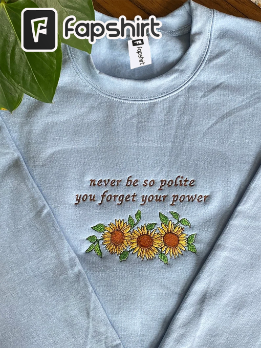 Taylor swift inspired crewneck, folklore, evermore, champagne problems. Never be so kind polite, Taylor merch, embroidered